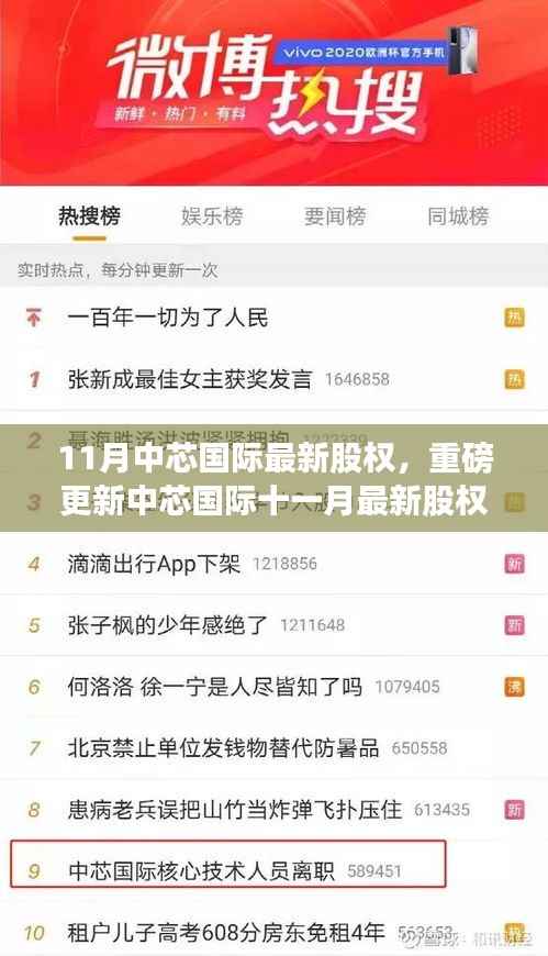 中芯国际十一月最新股权揭秘，洞悉未来发展趋势重磅更新！