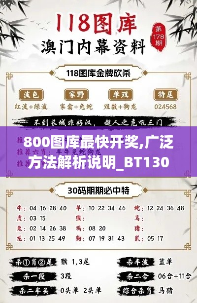 800图库最快开奖,广泛方法解析说明_BT130.789