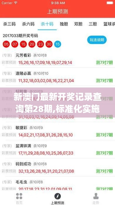 新澳门最新开奖记录查询第28期,标准化实施评估_微型版1.547