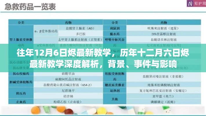 历年十二月六日烬最新教学深度解析,背景、事件与影响全解析