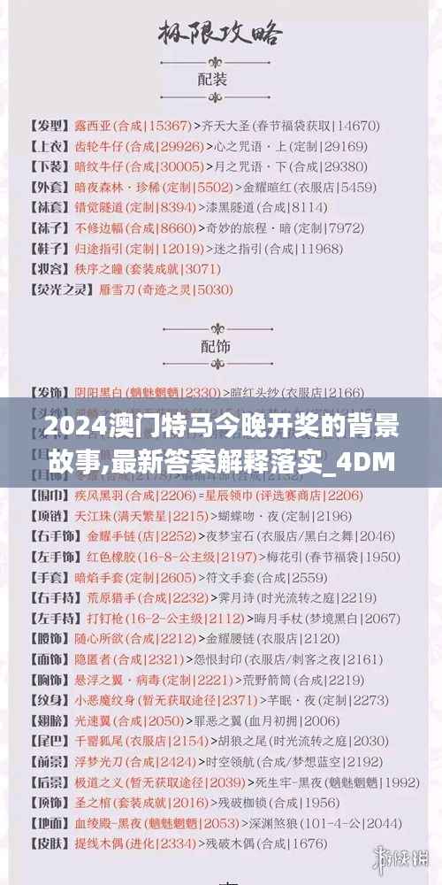 2024澳门特马今晚开奖的背景故事,最新答案解释落实_4DM5.820