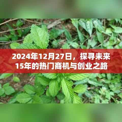 未来十五年热门商机与创业之路探寻，2024年展望