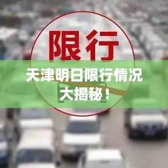 天津明日限行情况大揭秘!