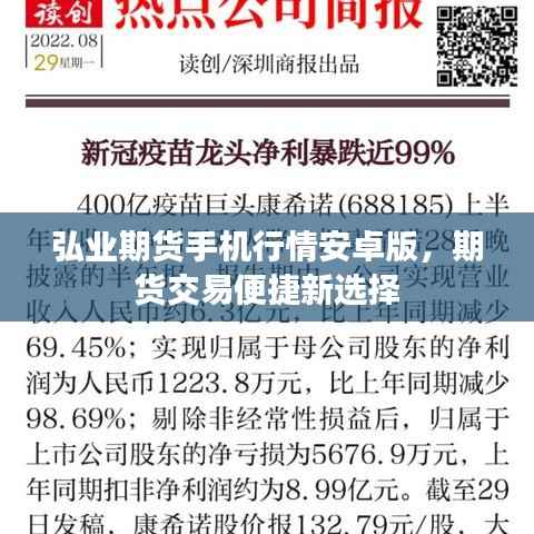 弘业期货手机行情安卓版，期货交易便捷新选择